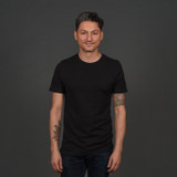 Merz b. Schwanen 1950s Sea Island Cotton T Shirt - Black
