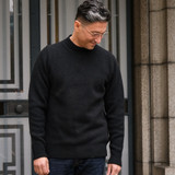 Ten c Extra Fine Wool Sweater - Black