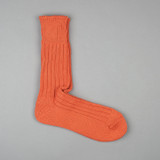 Decka Cased Heavyweight Plain Sock - Orange