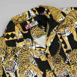 Samurai One Hundred Tigers Shirt - Black
