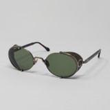 Matsuda 10610H Round Shape Sunglasses - Titanium Antique Gold