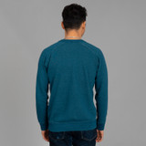 Pure Blue Japan Slub Yarn Sweatshirt - Greencast Indigo