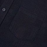 Pure Blue Japan Jacquard Patchwork Shirt - Double Indigo