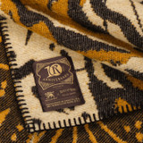 Rivet & Hide 10th Anniversary 100% Wool Blanket By Indigofera & Jelle Soos
