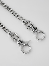 Good Art Sterling Silver 10" Curb Chain #4 Wallet Chain - AA