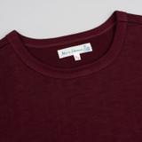 Merz b. Schwanen Organic Heavy Slub  L/S T Shirt - Ruby Red