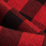 The Real McCoy's 8HU Twisted-Yarn Buffalo Check Flannel - Red/Black