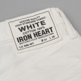 Iron Heart IH-888-WT 13.5oz White Cotton Twill Jeans - Relaxed Tapered