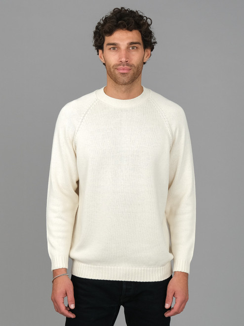 Seuvas Cotton Raglan Sweater - Natural