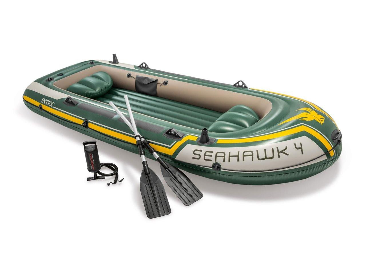 新品　INTEX 4人乗り ゴムボート  SEAHAWK4　シーホーク4 Intex Recreation Seahawk 4 - Yeager's Sporting Goods