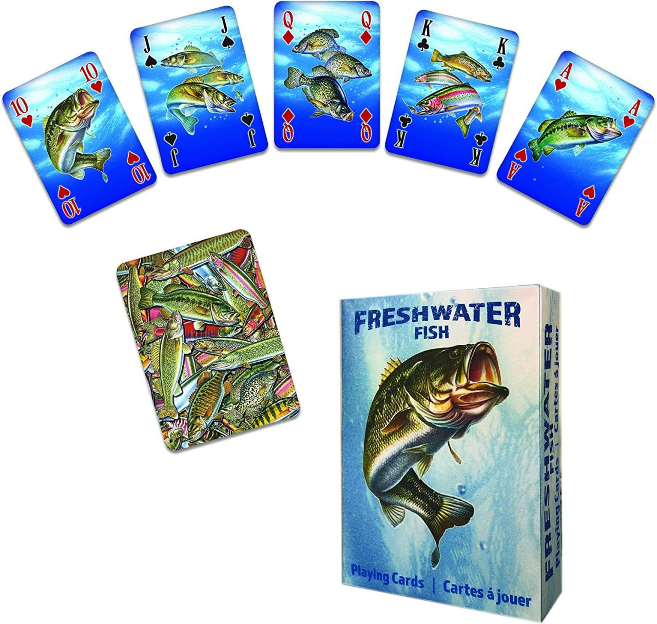 Rivers Edge Products Bass Playing Cards