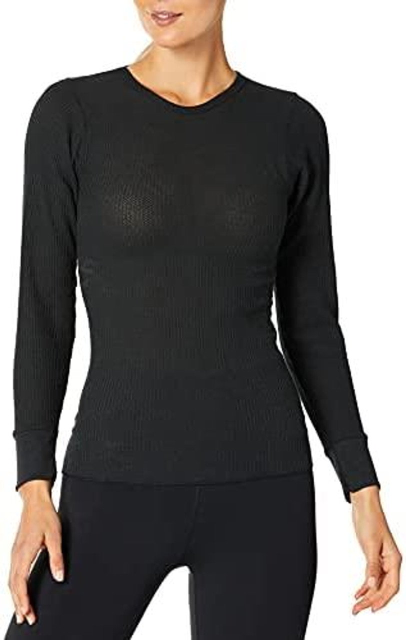 Indera Women's Performance Rib Knit Thermal Underwear Top with