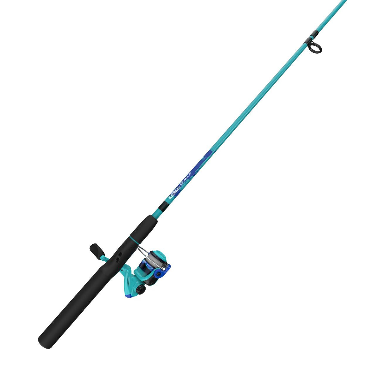 Zebco YSPLSPJBLA.FB6 Splash Spinning Combo,Blue, 6 lb Line