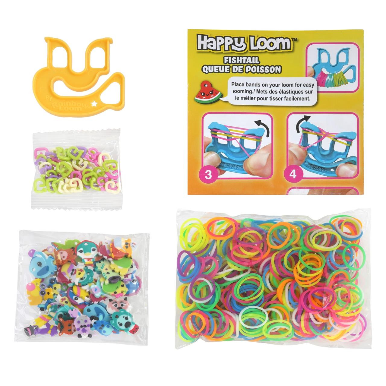 Rainbow Loom Loomi-Pals Food Charm Bracelet Kit