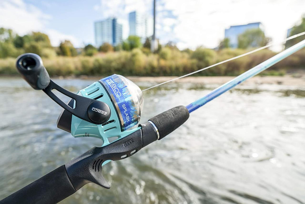 Zebco Splash Blue 602M SC Combo 10# - Yeager's Sporting Goods