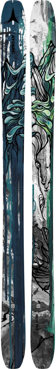 Atomic Bent 100 Skis 2024 - Blue/Grey - Yeager's Sporting Goods