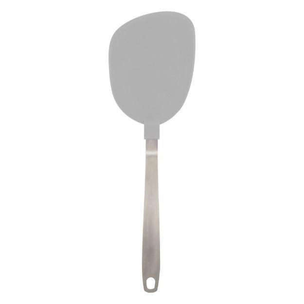 Jumbo Stainless Steel Handled Nylon Flex Turner - Thumbnail 4