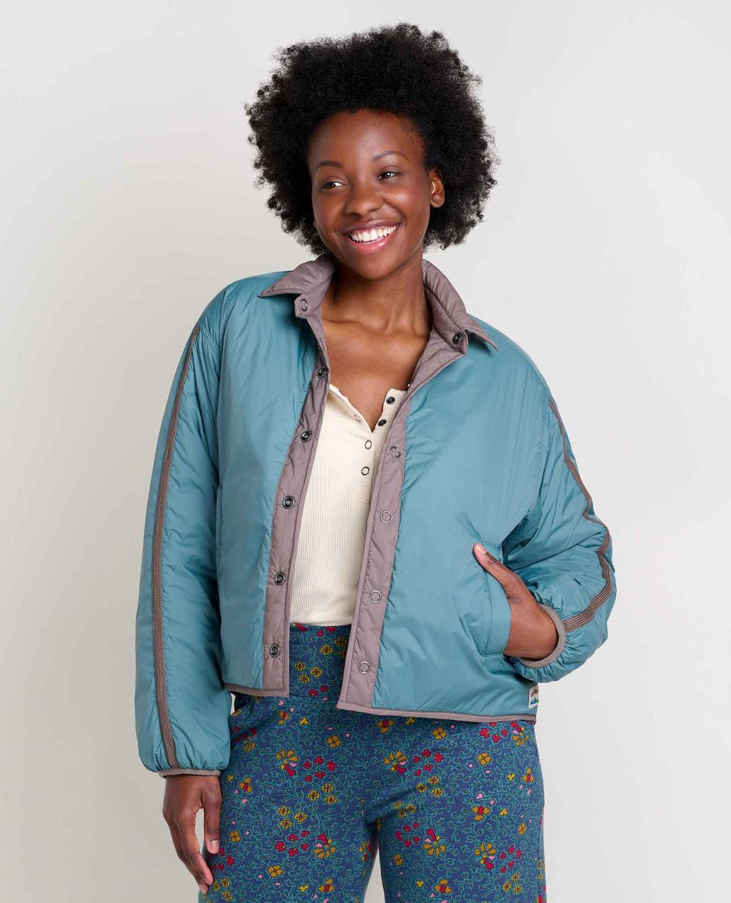 Toad & Co. Roame Reversible Jacket - Silverpine & Mushroom