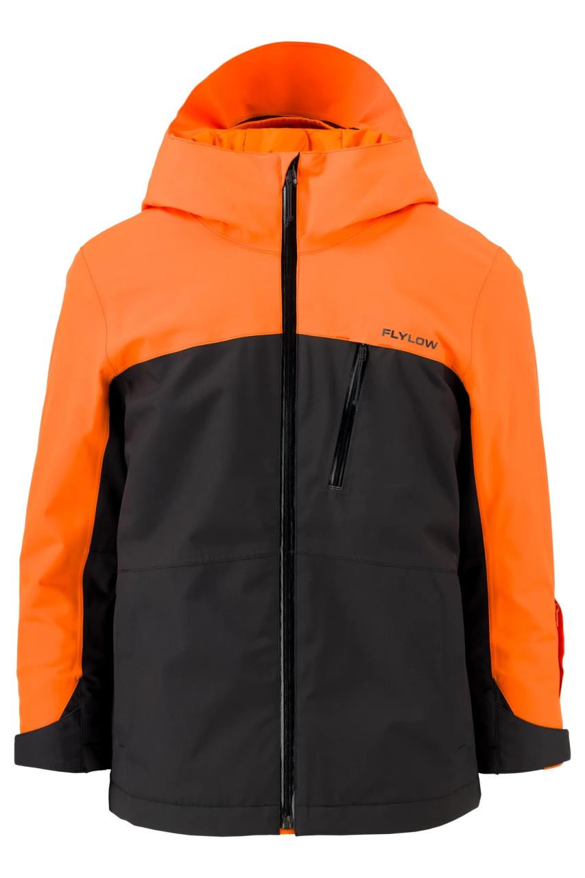 Flylow スキーウエア スノーボードウエア Flylow Youth Explorer Jacket - Black/Blaze - Yeager's Sporting Goods