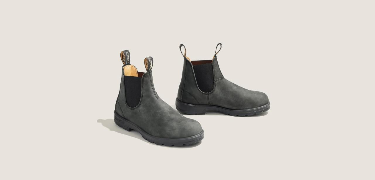 Blundstone Classic Chelsea Boot #587 - Rustic Black - Yeager's