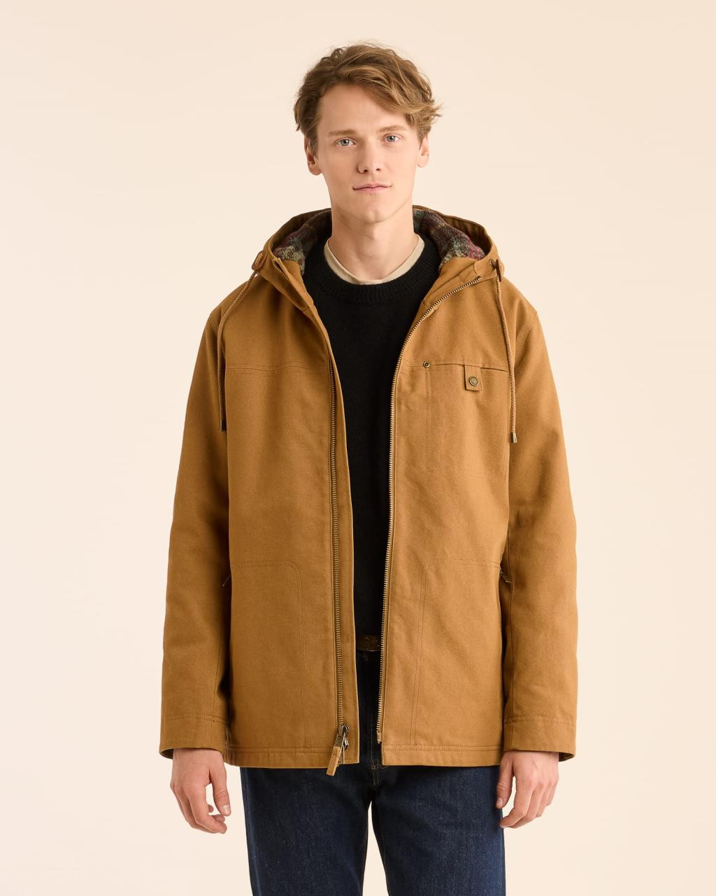 Pendleton Brothers Canvas Parka - Saddle - Yeager's Sporting Goods