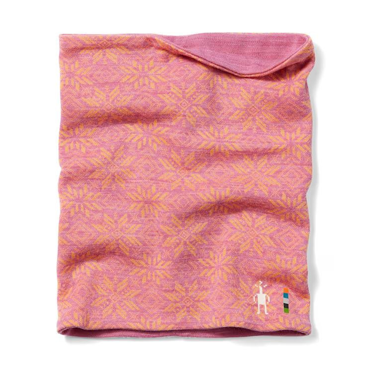 Smartwool Thermal Merino Reversible Gaiter - Garden Pink Digi Snow