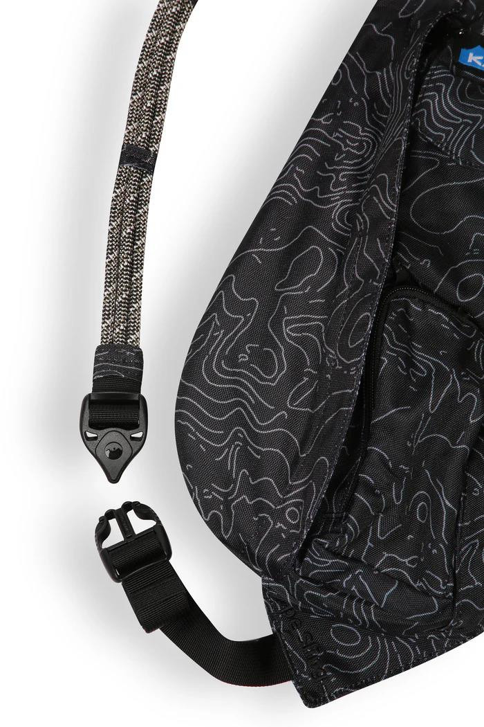Kavu Mini Rope Sling - Black Topo - Yeager display picture 1