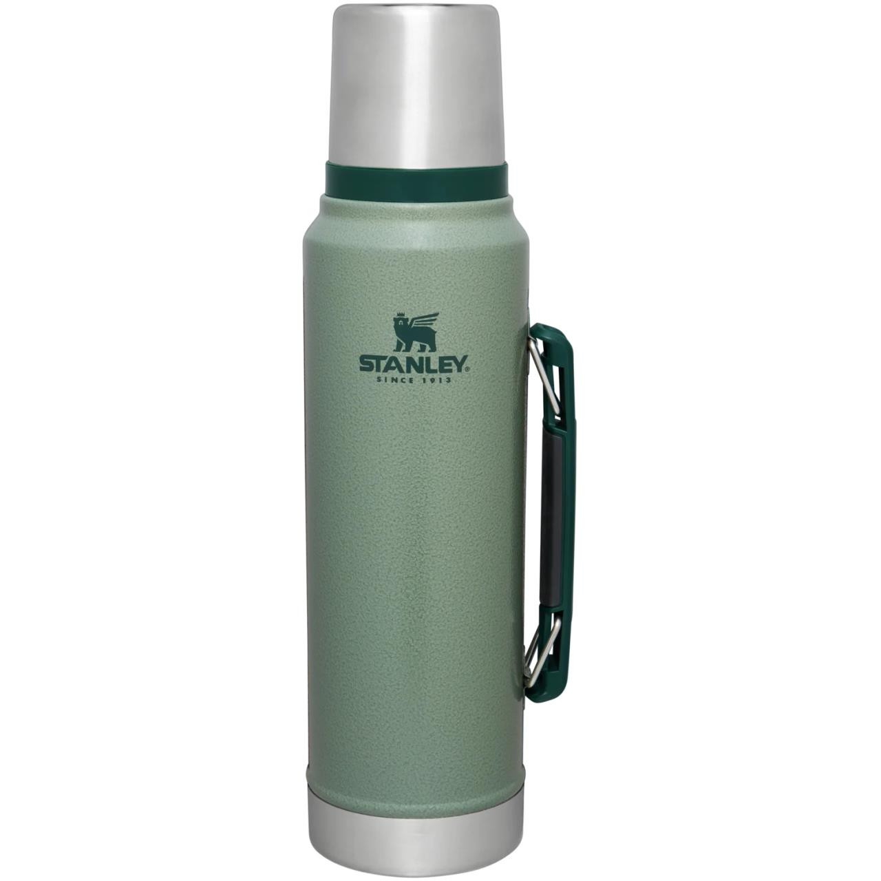 STANLEY グリーン 水筒 Stanley Classic Legendary Bottle | 1.1 QT Hammertone Green