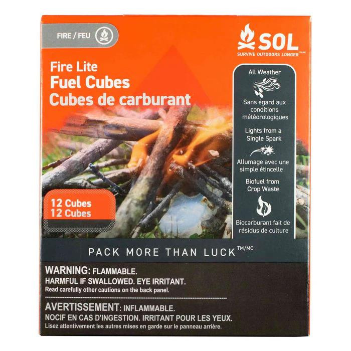 S.O.L Survive Outdoors Longer Fire Lite Fuel Cubes