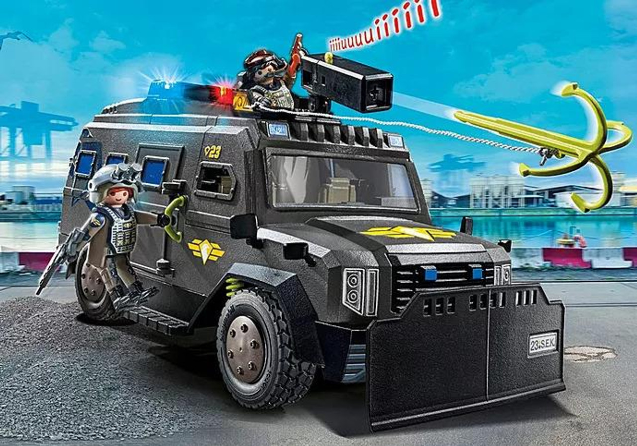 ミリタリー playmobil special Playmobil Tactical Police: All-Terrain Vehicle - Yeager's