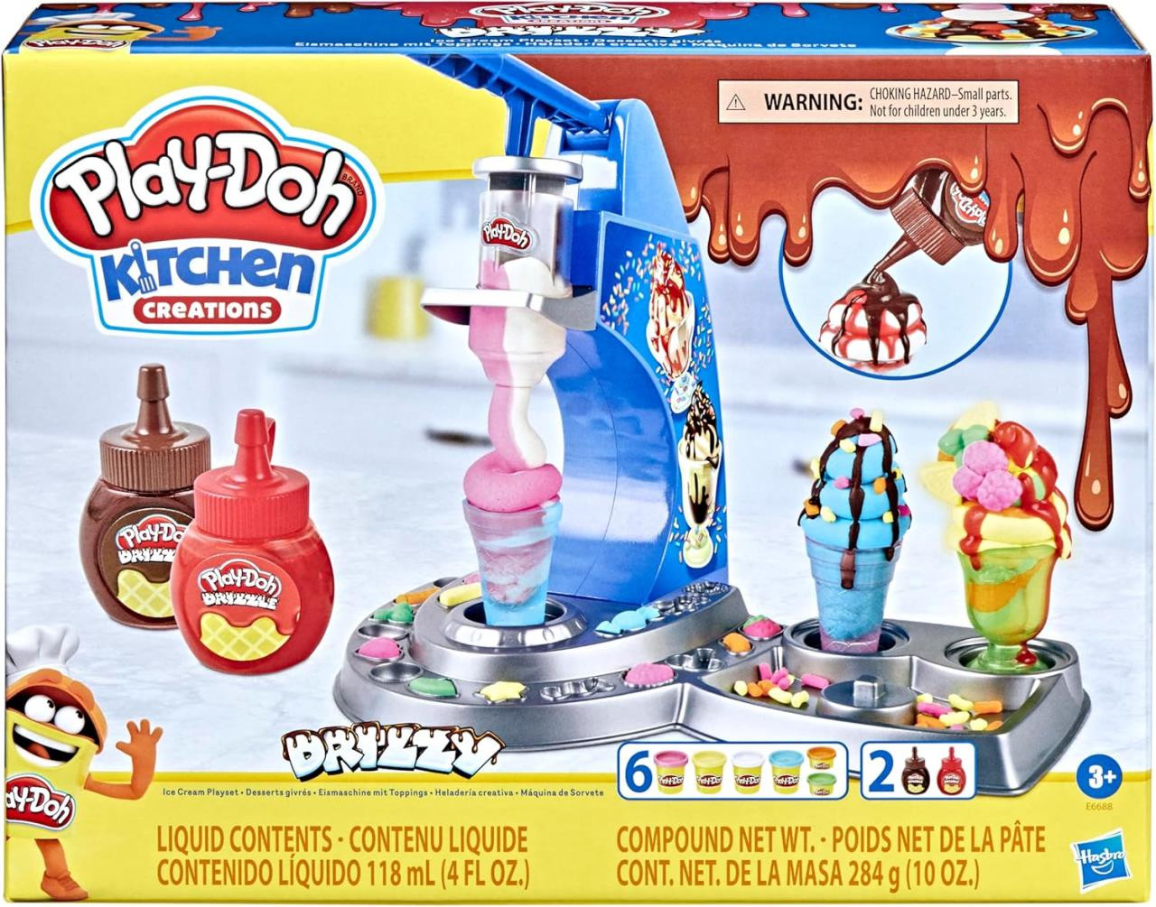 Hasbro, Inc. Play-Doh Kitchen Creations Drizzy Ice Cream Playset