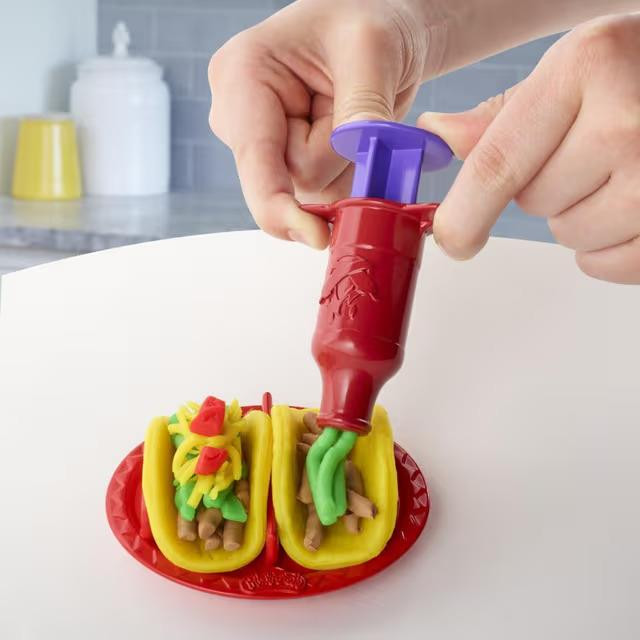 Hasbro, Play-Doh Kitchen Creations Taco Time Play Food Set1