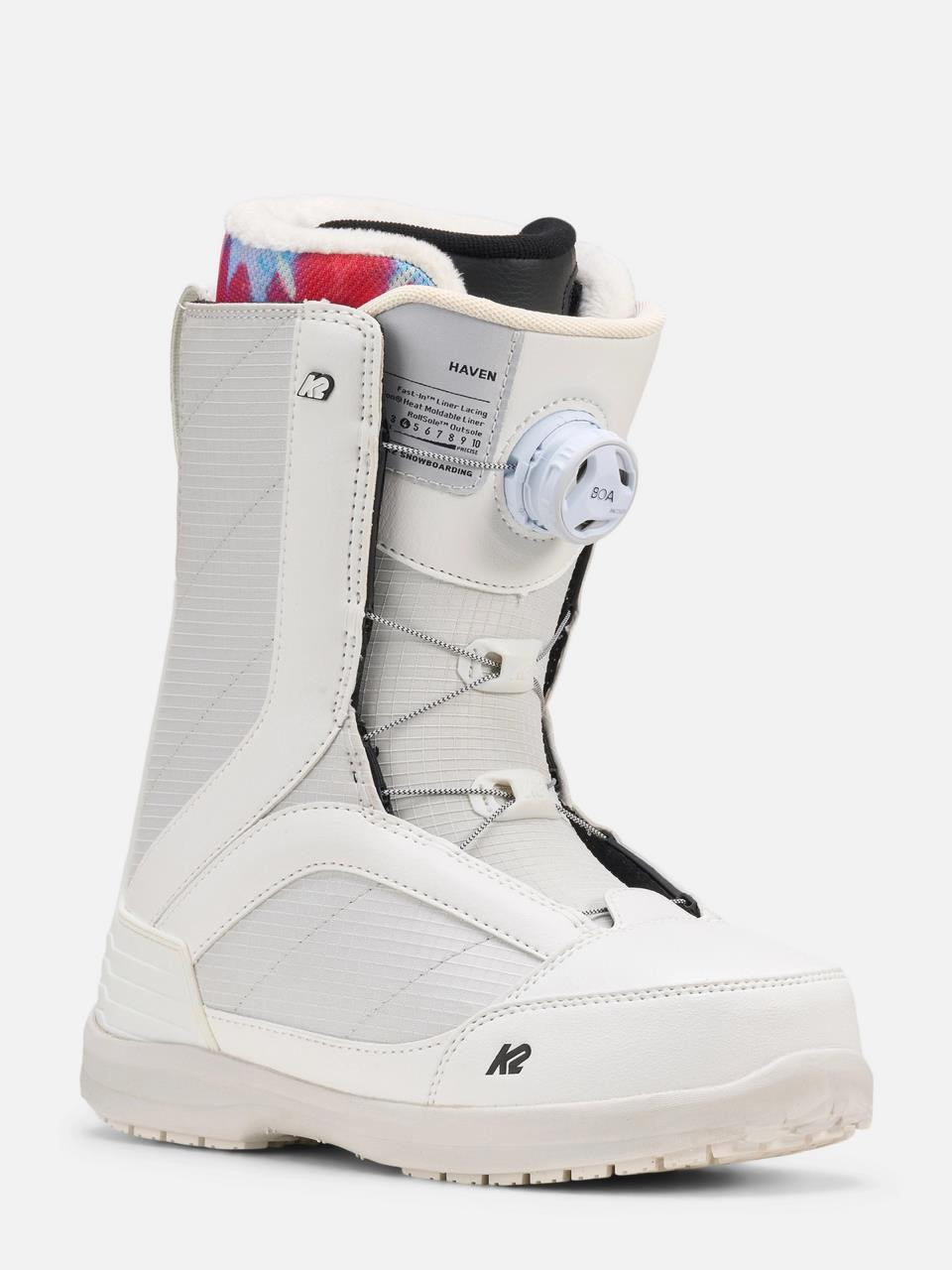 burton casa snowboard boots white pink womens Women s Limelight BOA Black 5 profile boot tongues include an internal gusset to seal the lower zone Burton White and Pink Snowboard