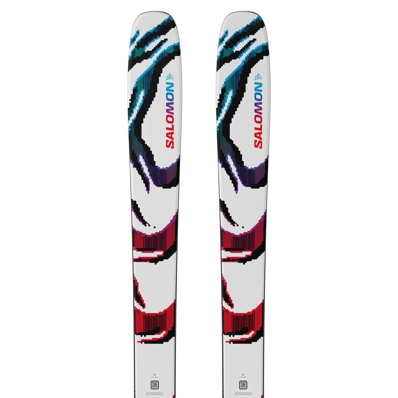Salomon S/LAB QST BLANK - White/red/Pro Blue - Yeager's Sporting Goods