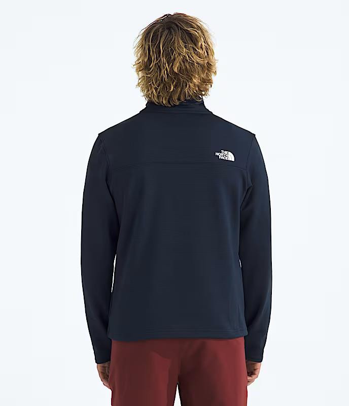 The North Face Men's Cedar Trail Grid Fleece ¼-Zip - Summit Navy