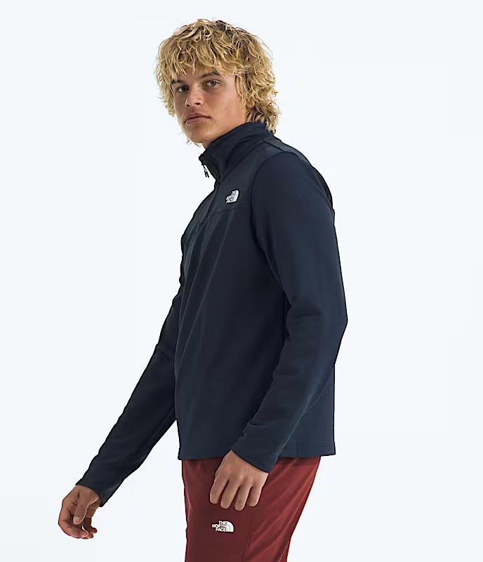 The North Face Men's Cedar Trail Grid Fleece ¼-Zip - Summit Navy