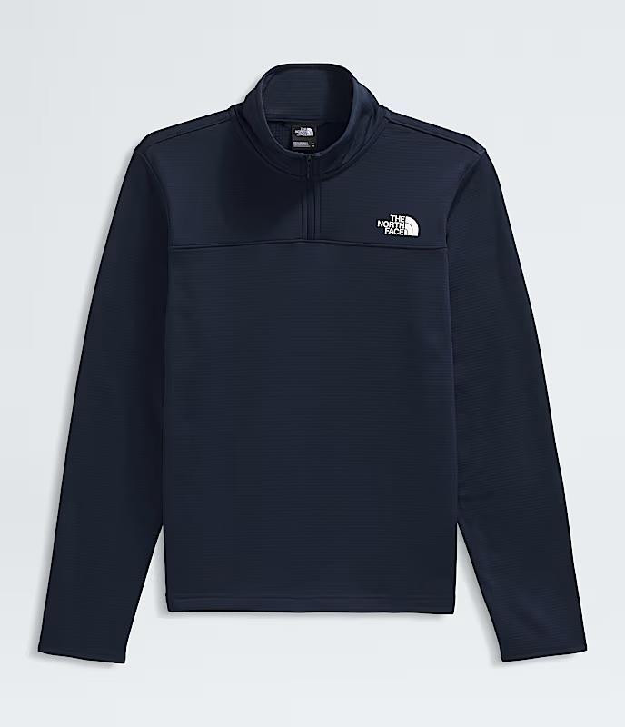 The North Face Men's Cedar Trail Grid Fleece ¼-Zip - Summit Navy