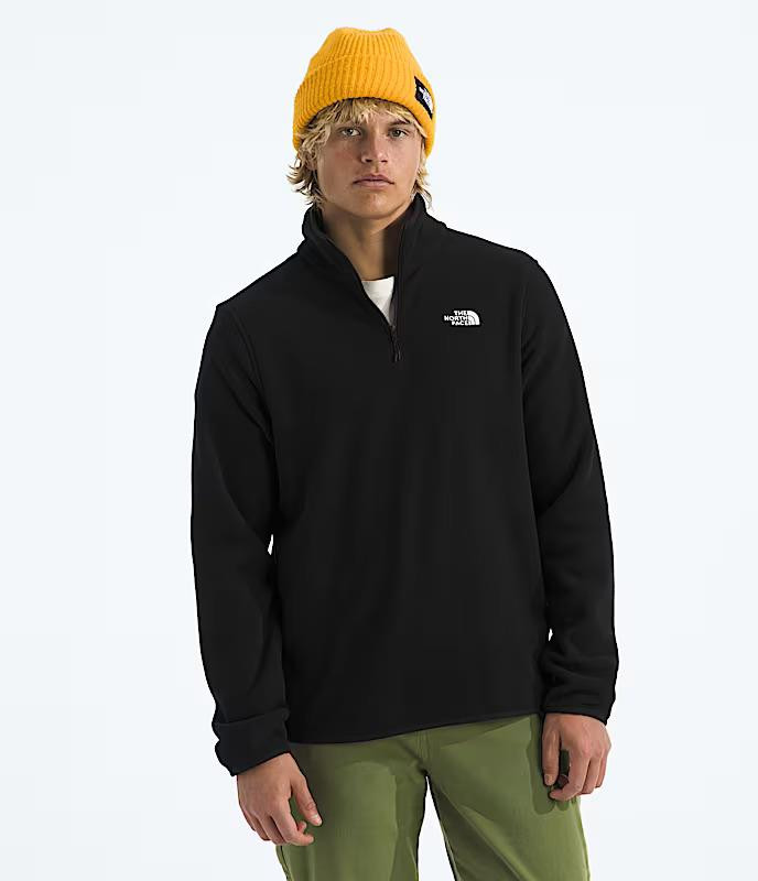 The North Face Men's Glacier Fleece ¼-Zip Jacket - TNF Black