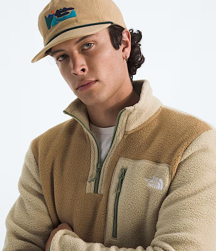 The North Face Men's Yumiori ¼-Zip - Utility Brown/Khaki Stone