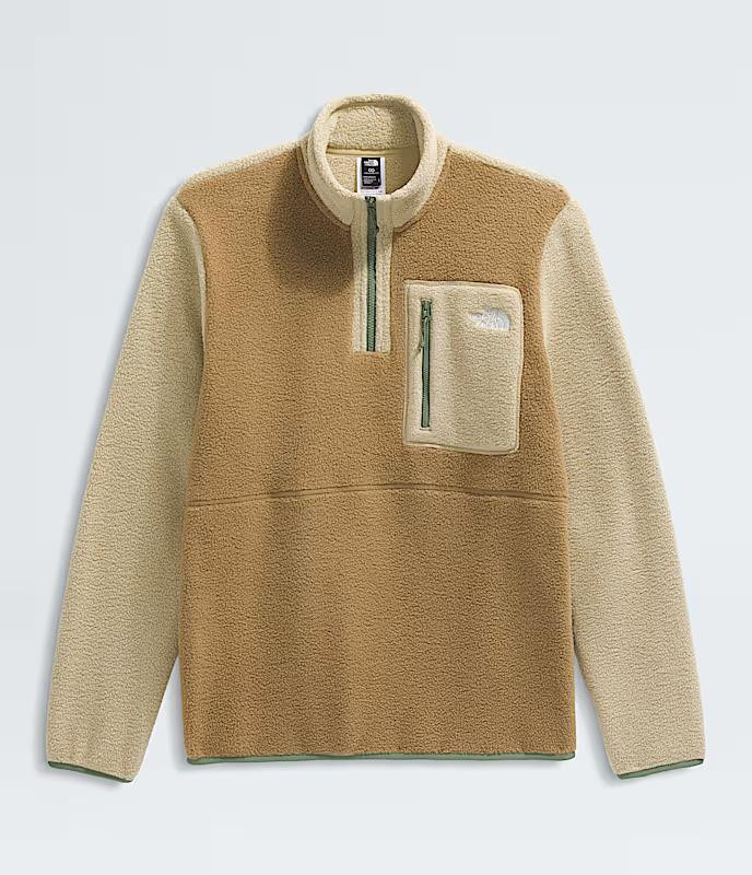 The North Face Men's Yumiori ¼-Zip - Utility Brown/Khaki Stone