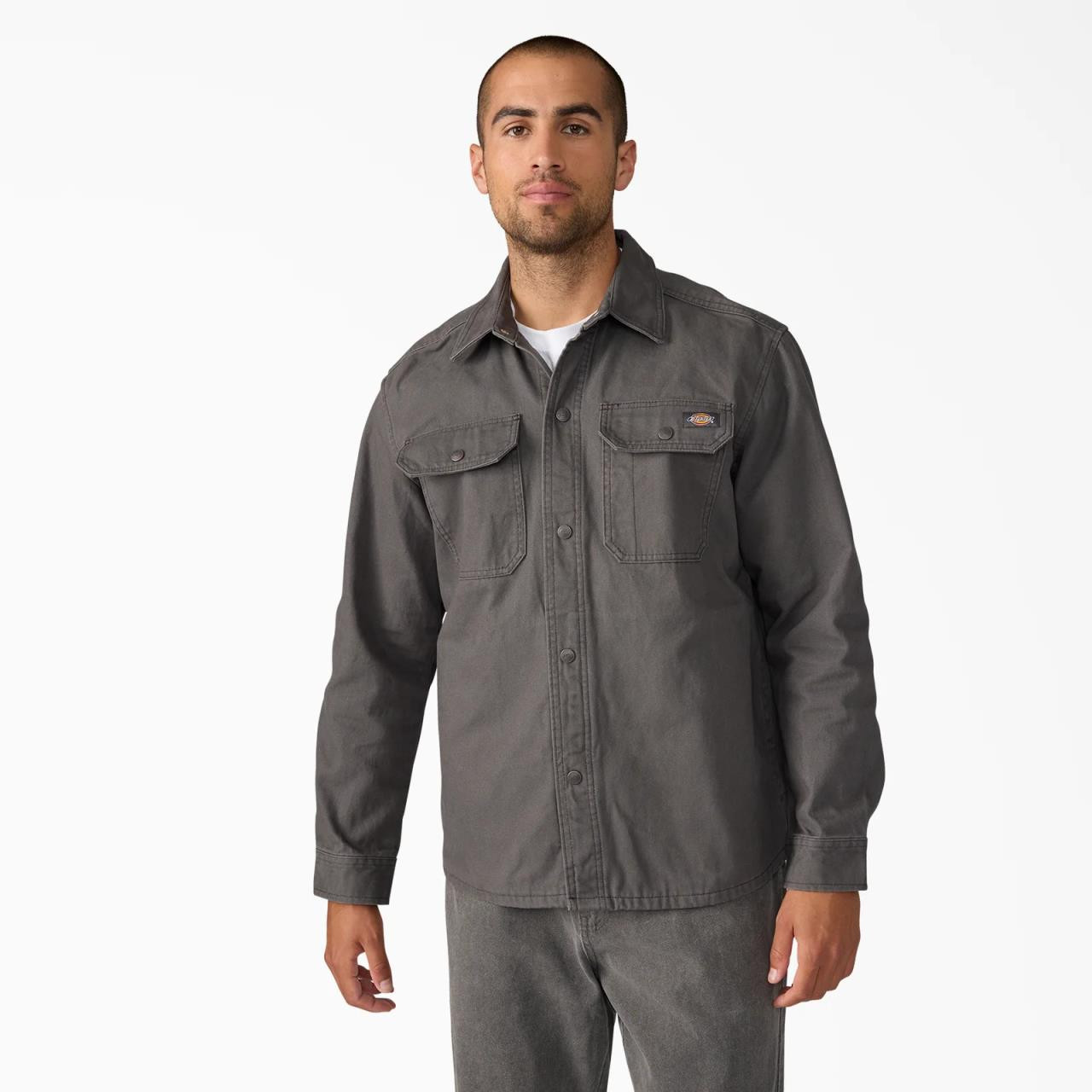 Dickies Duck Canvas Shirt Jacket - Slate Gray - Yeager's Sporting