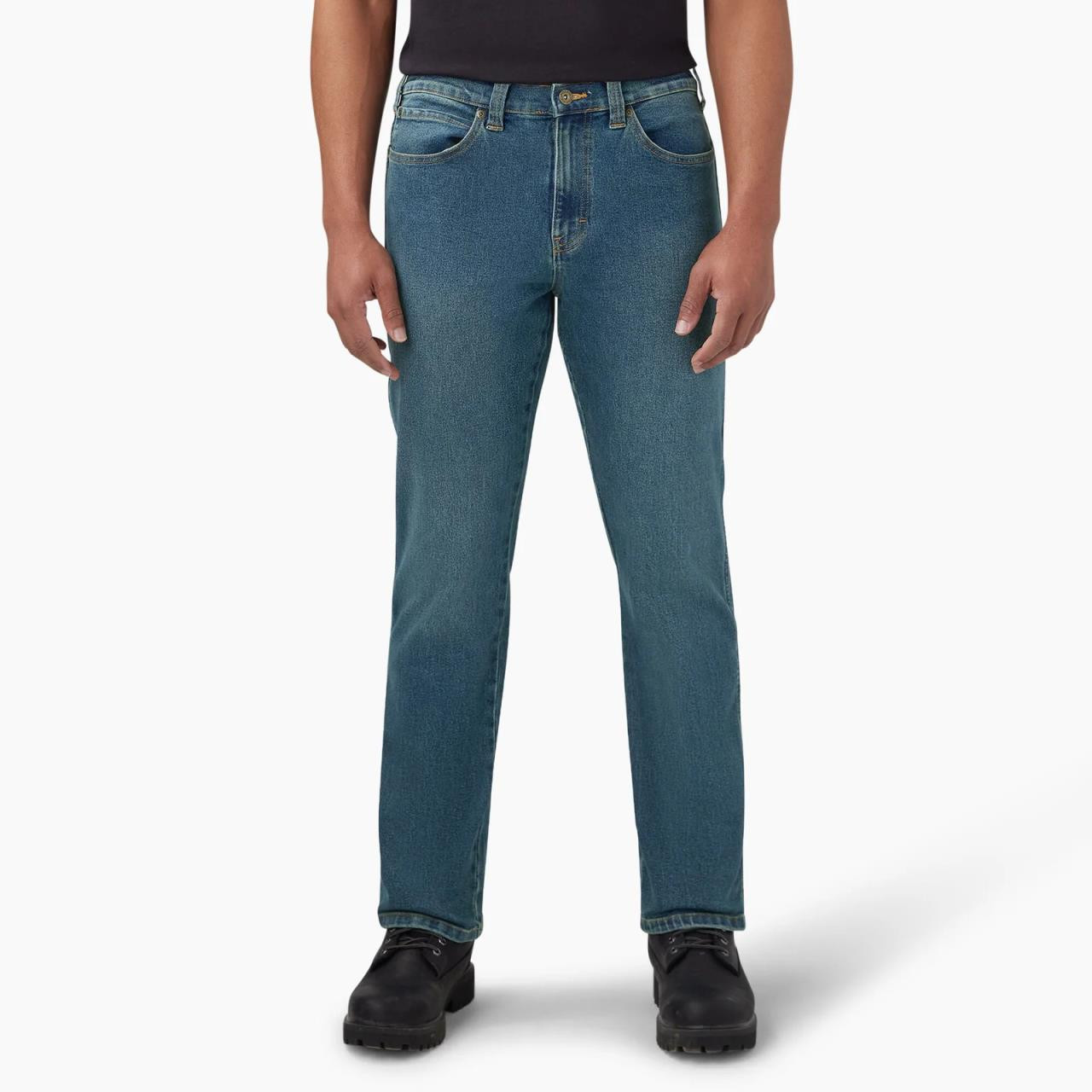 Dickies FLEX Regular Fit 5-Pocket Jeans - Tined Denim Wash