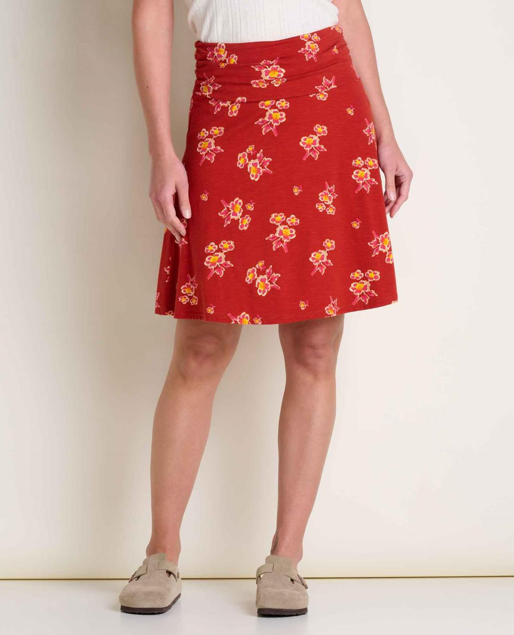 Toad & Co. Chaka Skirt - Campfire LG Floral Print - Yeager's
