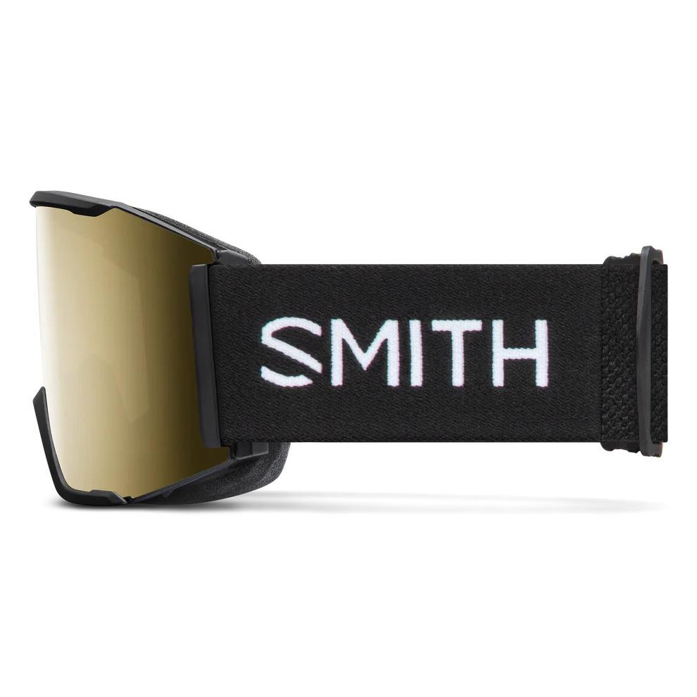 Smith Optics Squad Mag - Black | ChromaPop Sun Black Gold Mirror