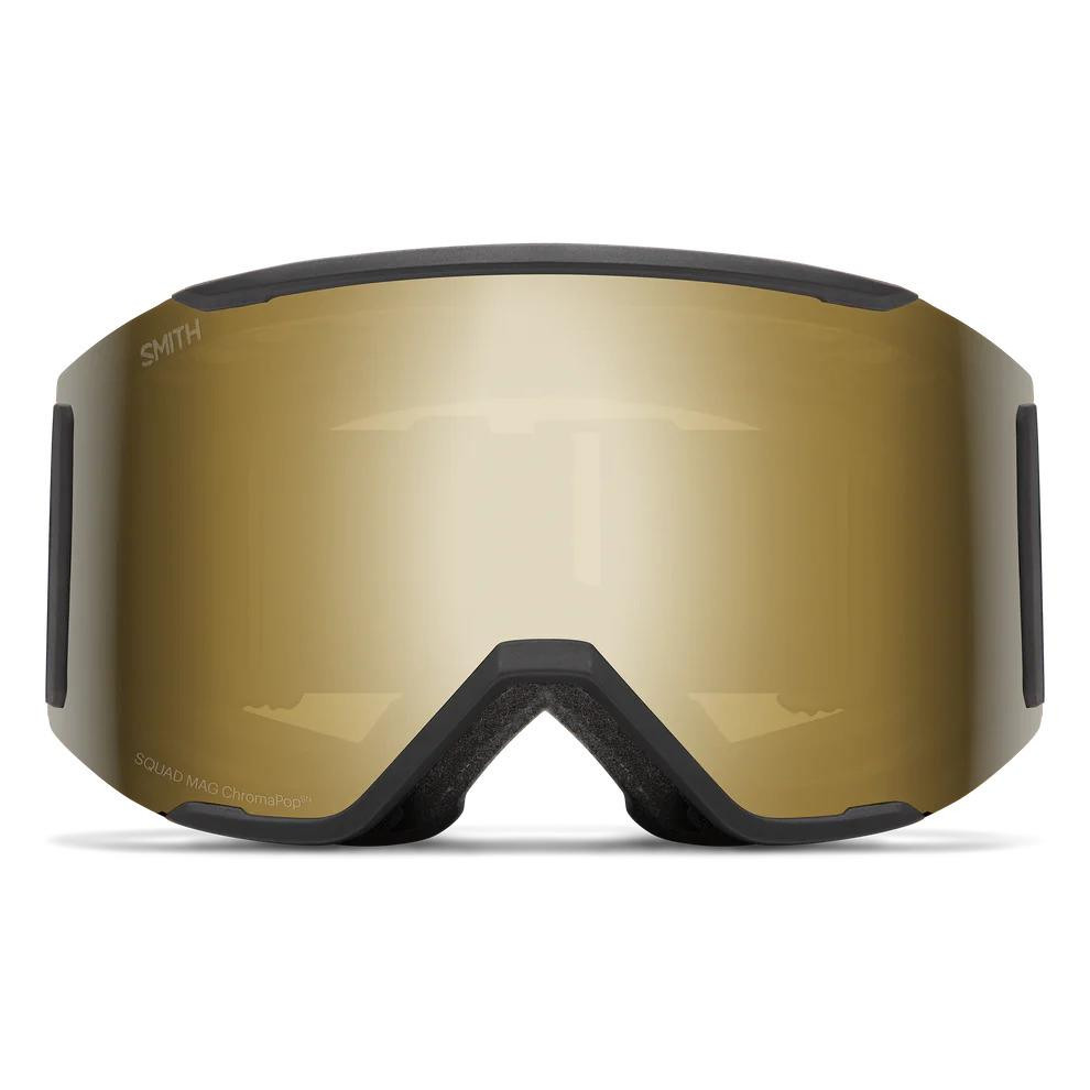 Smith Optics Squad Mag - Black | ChromaPop Sun Black Gold Mirror