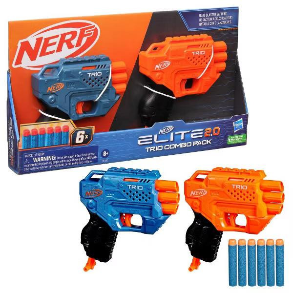 Hasbro, Inc. Nerf Elite 2.0 Trio Combo Dart Blaster Set - Yeager's