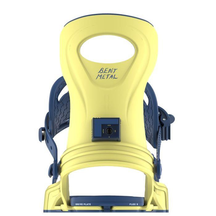 Bent Metal 2026 Metta Snowboard Bindings - Yellow - Yeager's