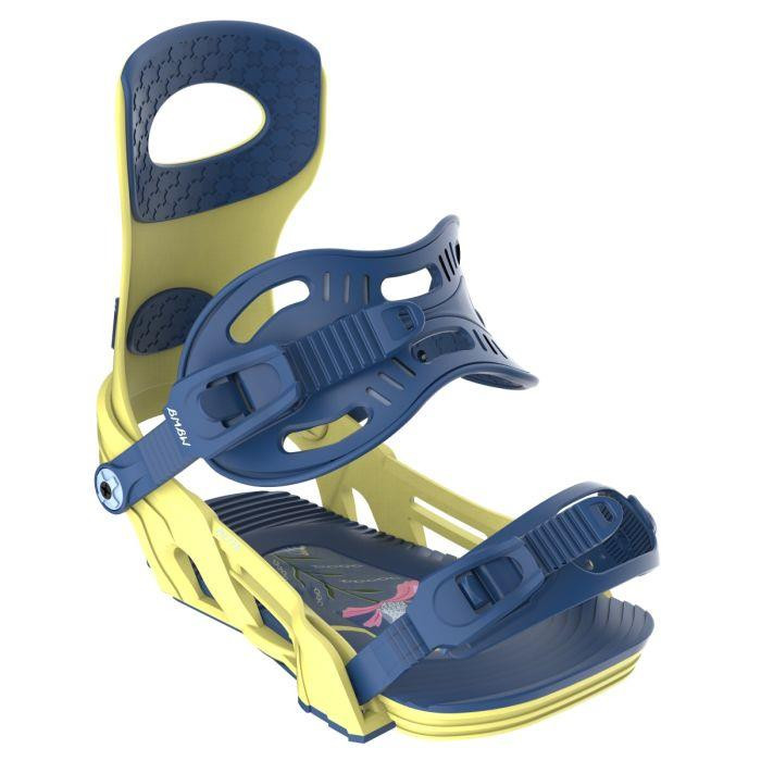Bent Metal 2026 Metta Snowboard Bindings - Yellow - Yeager's