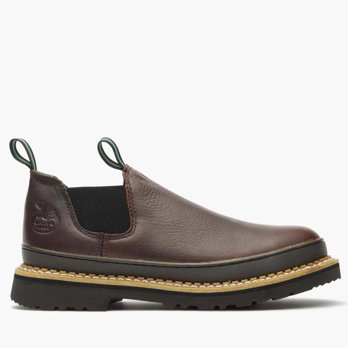 Georgia Boot Giant Romeo Steel Toe Work Shoe - Soggy Brown