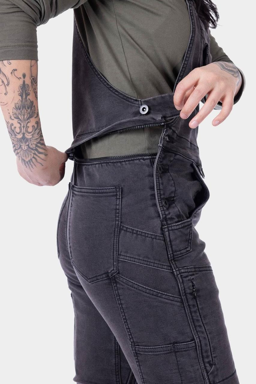 Dovetail Freshley HOTSWAP™ Drop Seat Thermal Denim Overalls